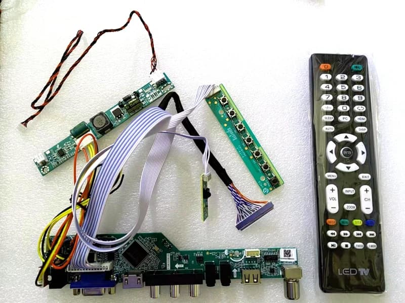 Kit Scheda Controller per T215HVN01.0 T215HVN01.1 T215HVN01.2 TV + HDMI + VGA + AV + USB schermo LCD A LED Driver bordo