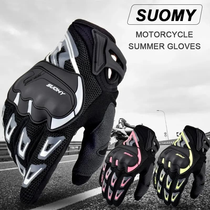 Suomy Motorcycle Gloves Motorcycle Gloves Breathable Motorcycle Gloves in Summer Network Man Woman Motorcycle Gloves touch screen Cycling Gloves touch screen