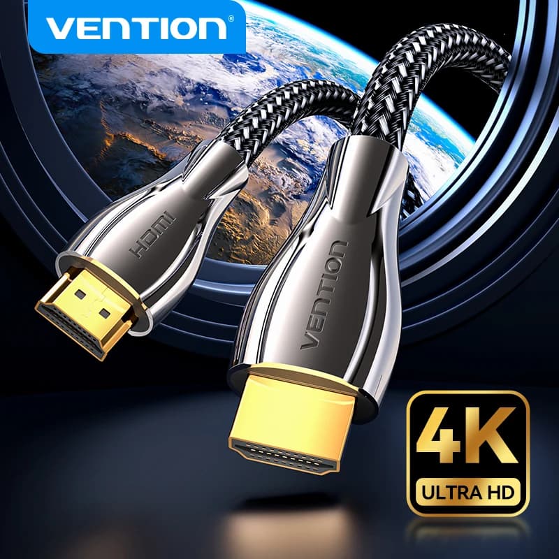Vention 4K compatible cable HDMI 2.0 Cabo for PS5 4 Xiaomi Mi Box TV Splitter Audio cable switch for cable Video TV 4K HDMI