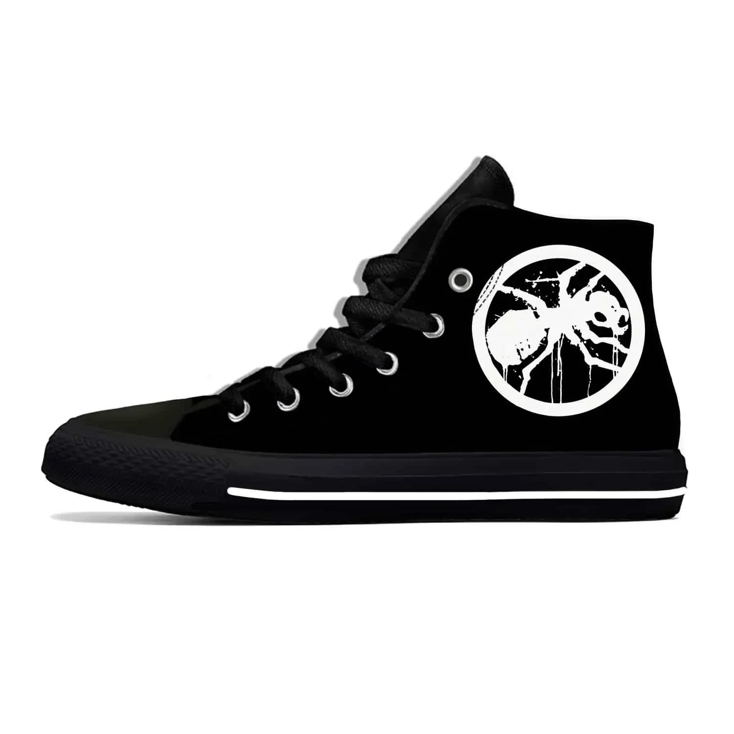 Prodigy Emotional Damage Music Band Rock The Cool Casual Shoes High Top Lightweight Board Shoes Breathable Men Women Sneakers