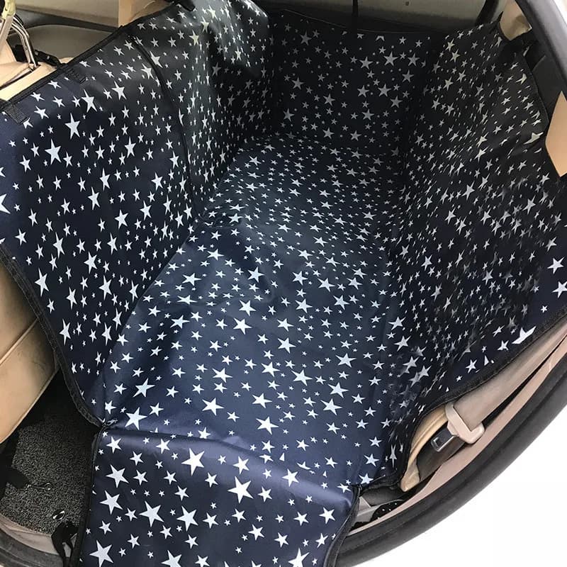 Double Layer Pet Car Seat Cover Waterproof Oxford Fabric Back Seat Cover For Dogs