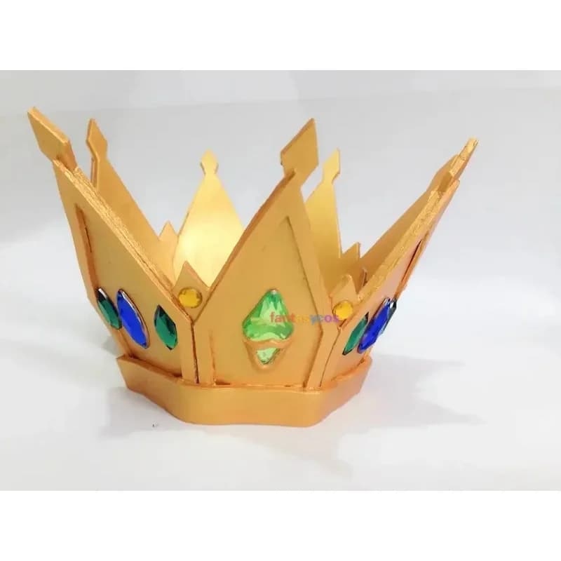 No Game No Life Cosplay Shiro Parrucca Lungo Rettilineo Misto Colorato A Strati Corona di Capelli Prop per Copricapi Costume di Halloween Ruolo VVDFD