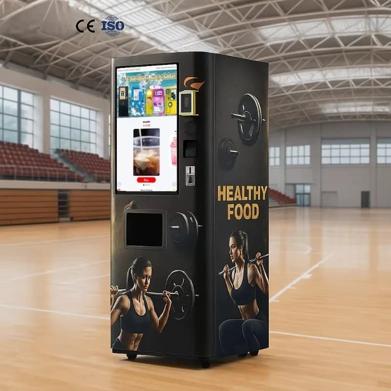 Personalized Automatic Self-Service Beverage Dispenser with Touch Screen, Prothetic Blending Machine for Gyms, Automatic Powder Protein Distributor