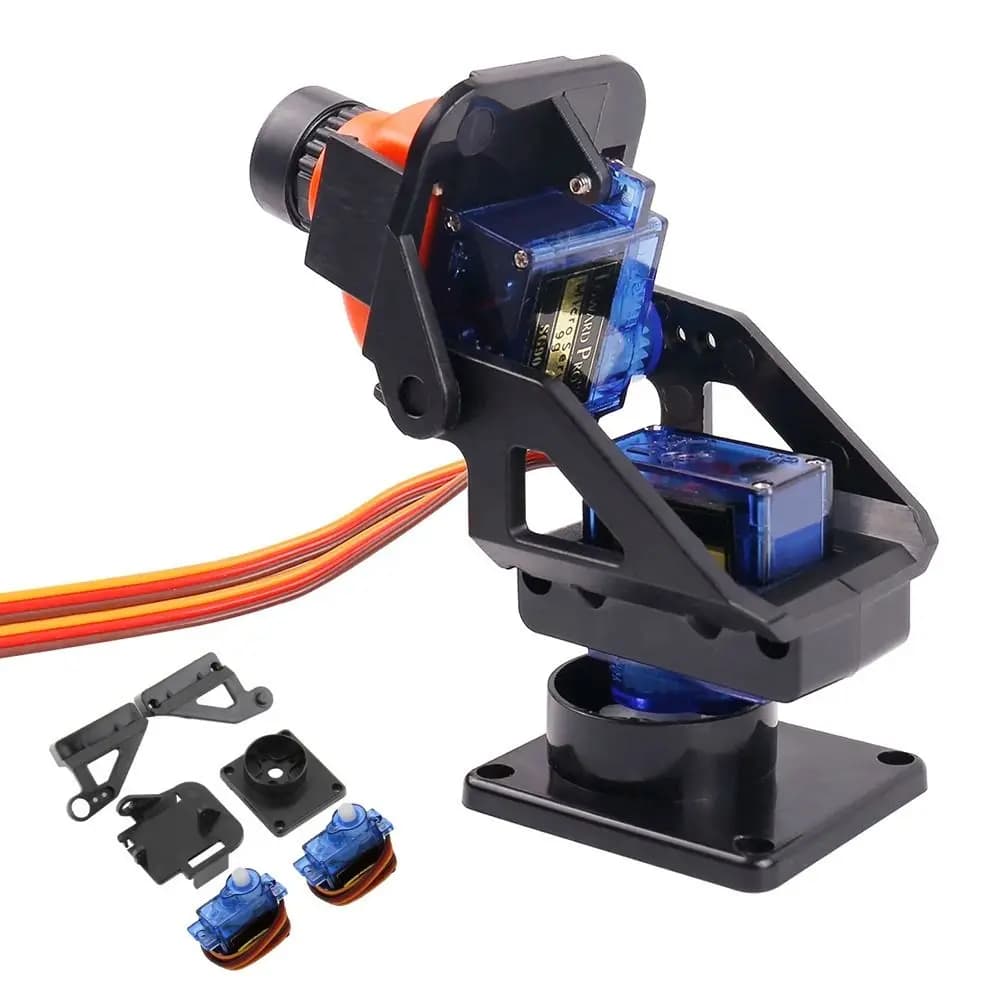 SG90 MG90s 9g sterzo Pan Tilt due assi PTZ modello aereo ad ultrasuoni supporto per fotocamera FPV supporto per fotocamera parti di aereo Rc