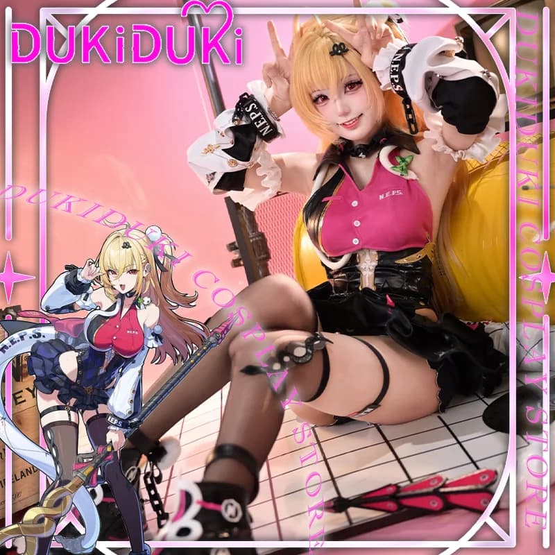 Costume Cosplay Mihayo Zenless Zone Zero Cissia per Adulti, Uniforme per Carnevale e Halloween, Set Completo con Gonna e Parrucca per Donne