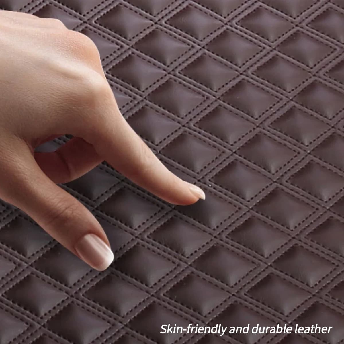 For Mercedes Benz E Class L , single-layer Leather Floor Mats, Waterproof Wear-Resistant Car Mod AccessoriesE Class