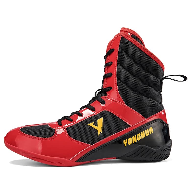 New Men's Boxing Shoes Breathable Gymnastics Shoes Anti-slip Training Gymnastics Wear Resistant Fighting Equipment Sports Boxing Boots