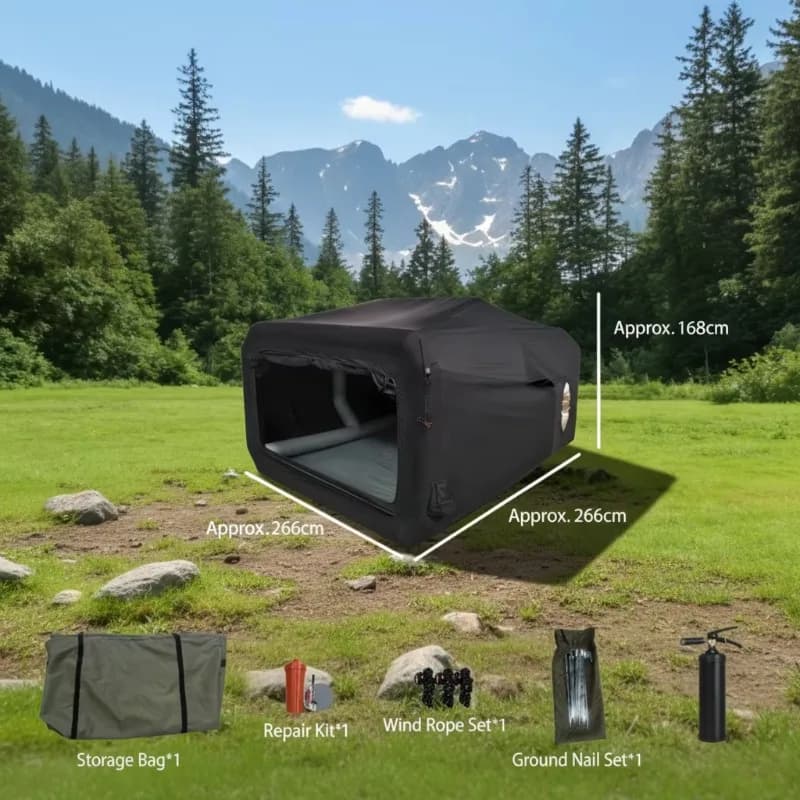 Outdoor space capsule air tent waterproof 210D cotton inflatable house camping tent space capsule inflatable tent
