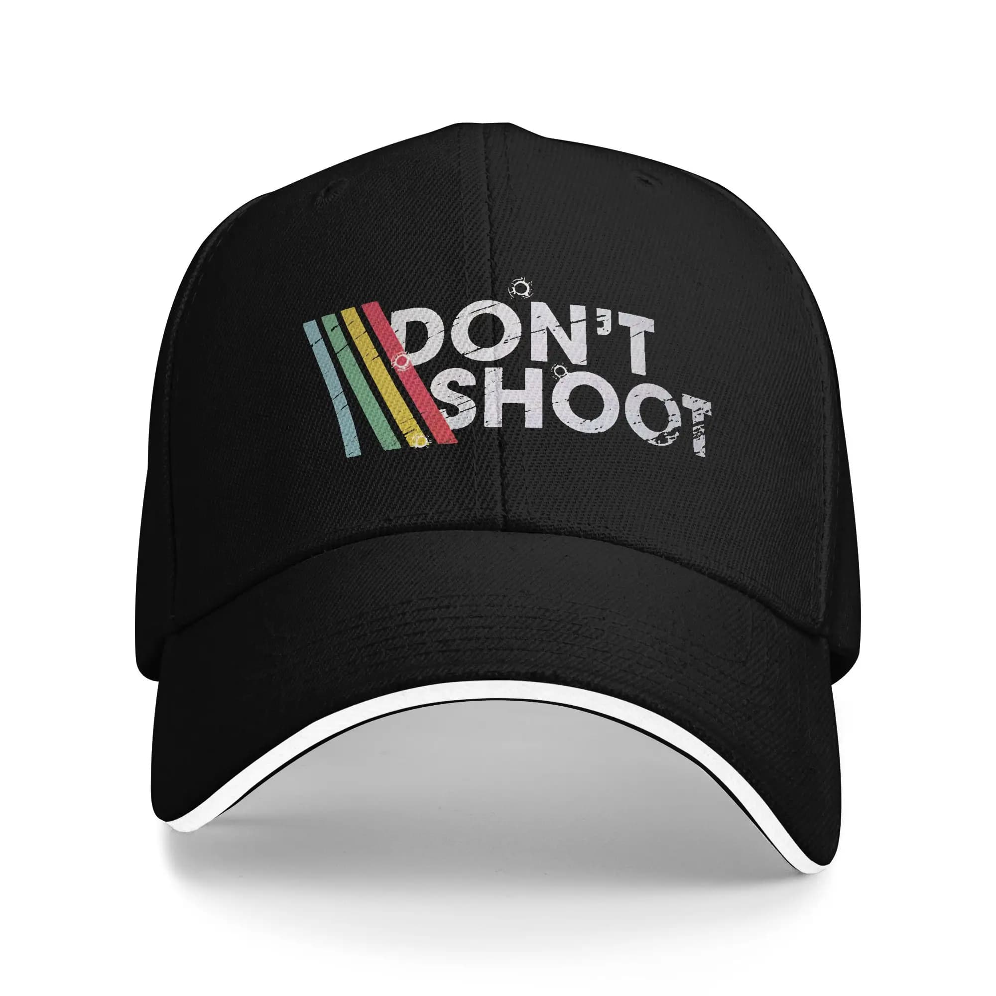 Arc Raiders Game Dont Shoot Baseball Caps Fashion Sandwich Hat for Men Women Adjustable Headwear Outdoor