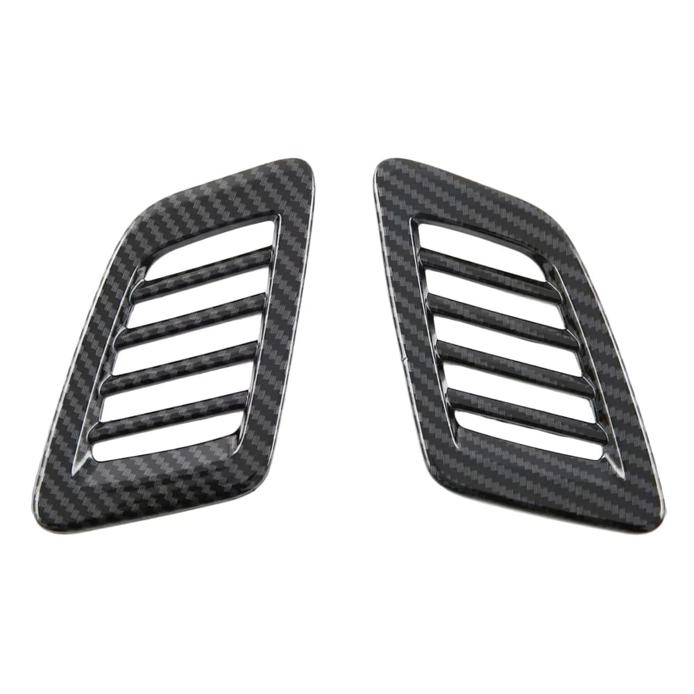 2 pezzi porta interna ciotola/pannello pomello cambio/ac vent copertura trim per Honda CRV 2023 accessori in fibra di carbonio