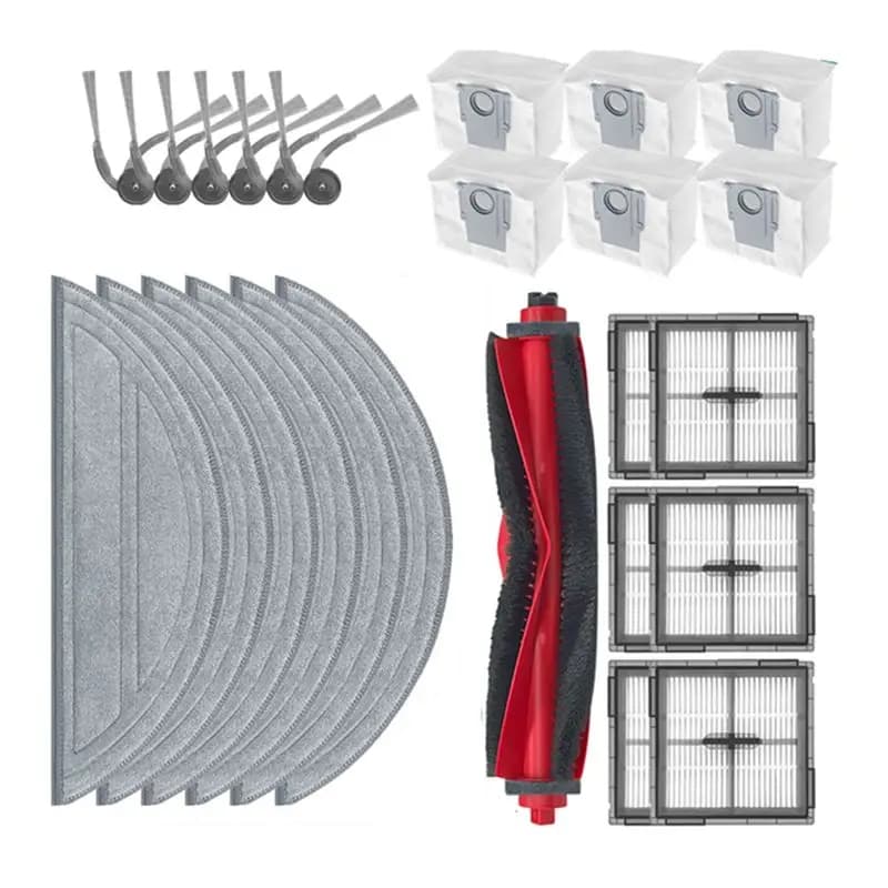 A74X-Vacuum Cleaner Replacement Parts- Main Side Brush Filter Mop Dust Bag For Roborock Q10 S5/Q10 VF/Q10V/S8 Pro/S8 Pro Plus Mo