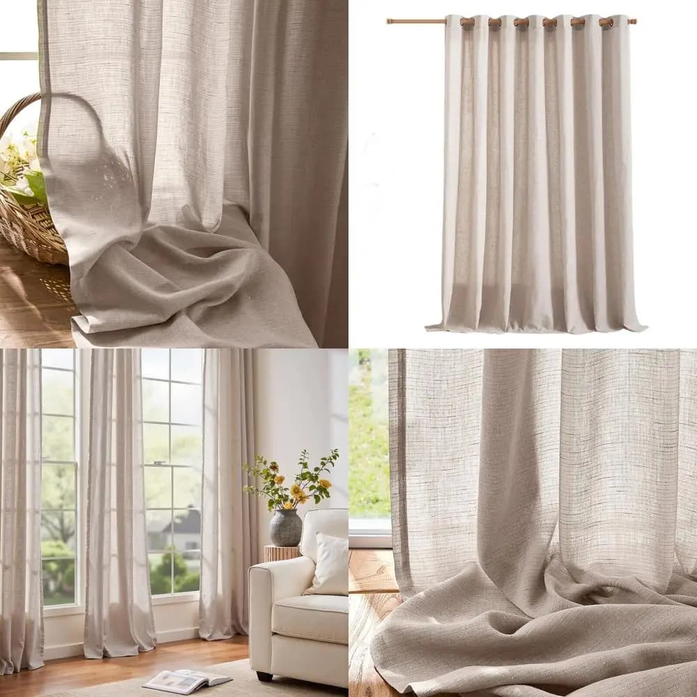 Extra Larga 100 Farmhouse, 100x96, Filtrante Luce, with Eyelets, Rustic Grey for sliding door
