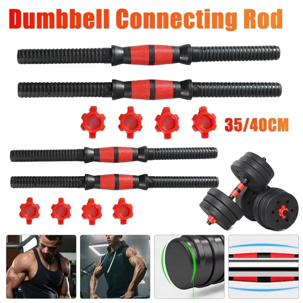 1 Pair EVA Dumbbell Rod Fat Loss Body Shaping Dumbbell Connecting Rod Creative 35/40cm Dumbbell Barbell Handle Swimming