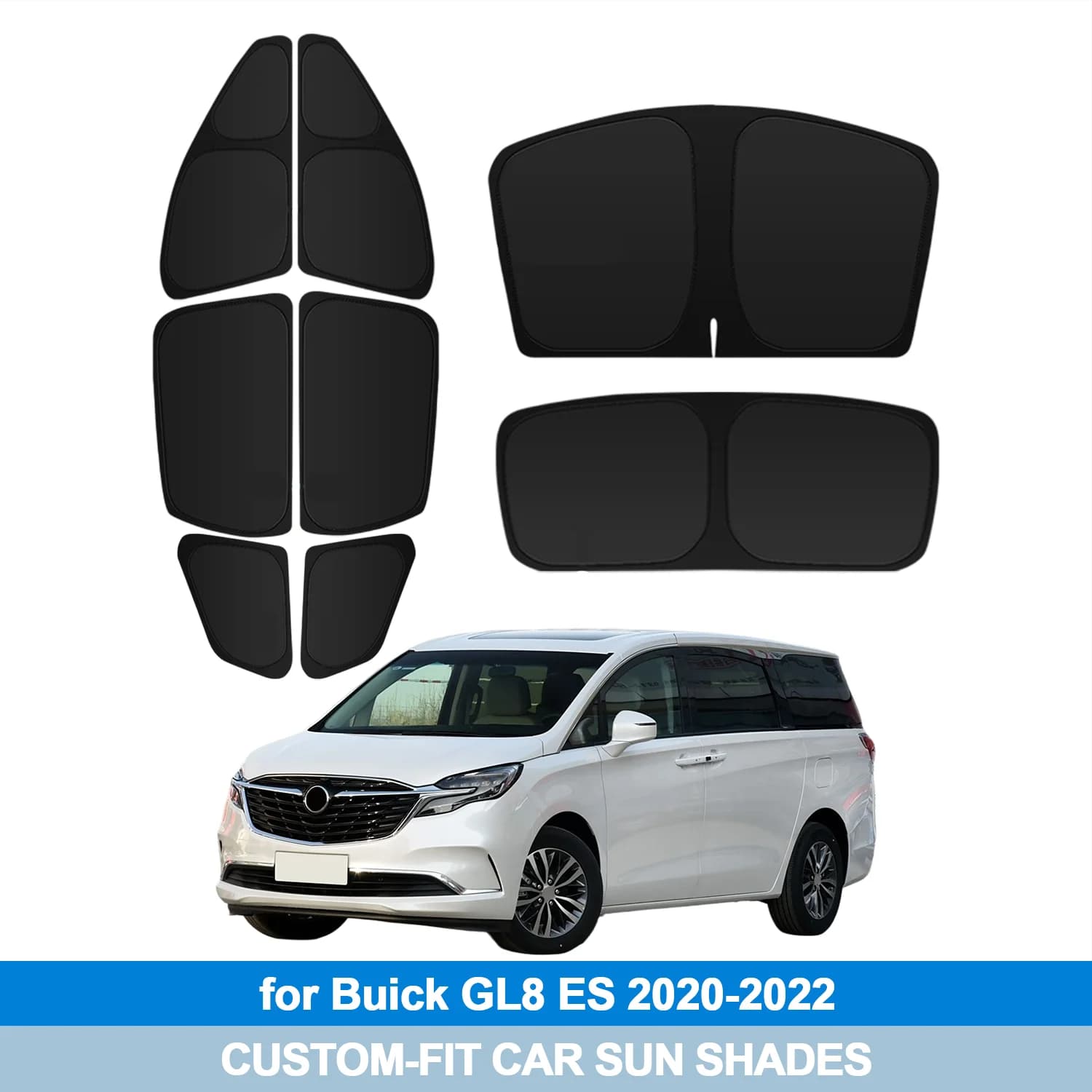 Per Buick GL8 ES 2020-2022 Parabrezza Parasole Finestre Laterali Shades Copertura Visiera Parasole Scudo Protezione Privacy