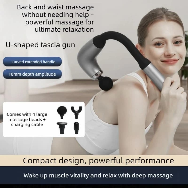 Electric Muscle Massage Gun, Body Relaxation Massage Massage, Suitable for Fitness Hammer, Portable Home Massager
