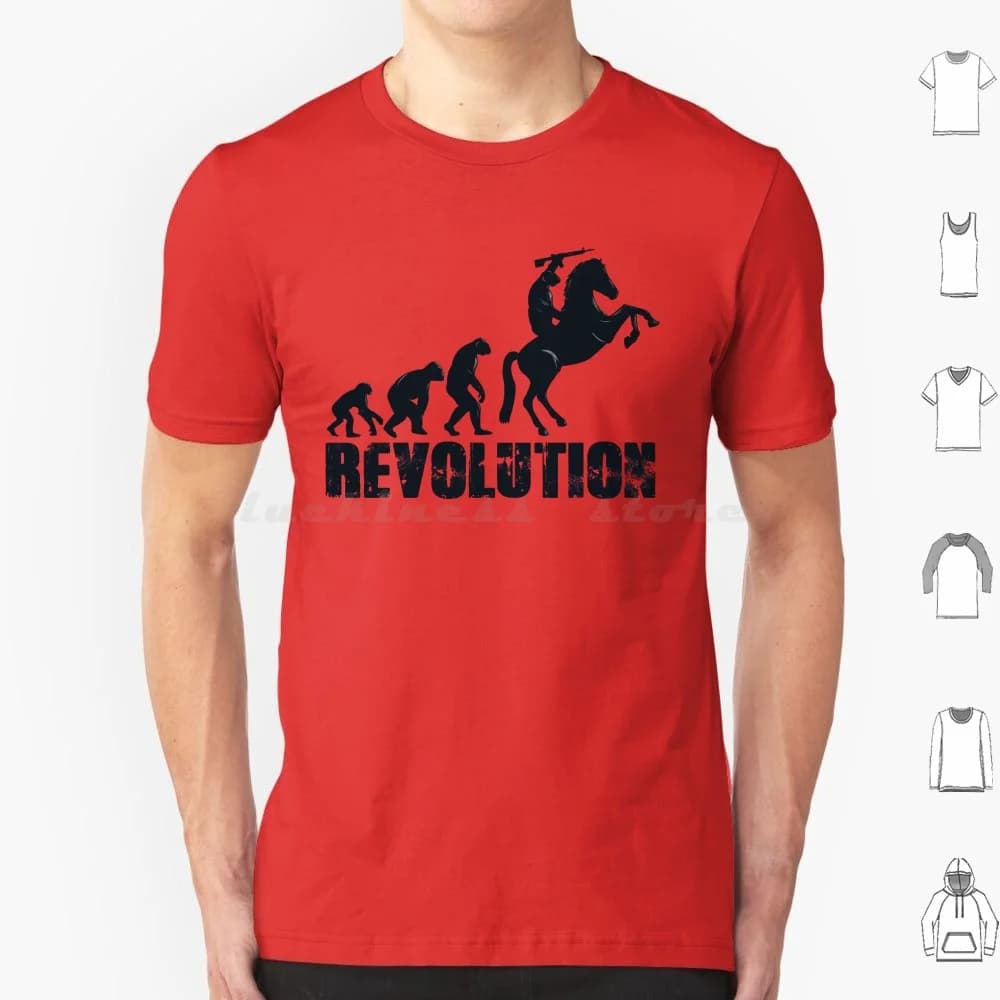 Caesars Revolution T Shirt Big Size 100% Cotton Planet Of The Apes Revolution Caesar Movie Pop Culture Film Evolution Parody