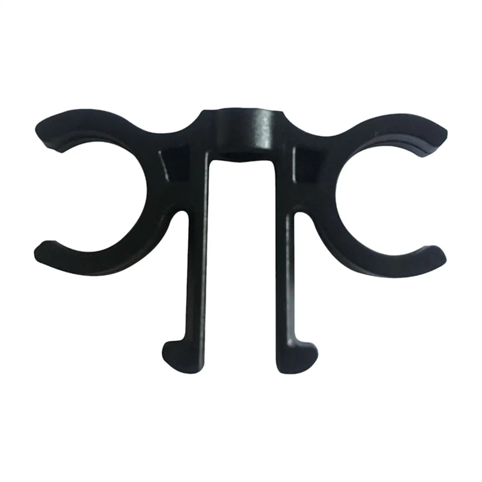 Trekking Pole Parts PVC Clips and Hiking Stick Holders Secure Double Connector for Trekking Poles Camping Backpacking