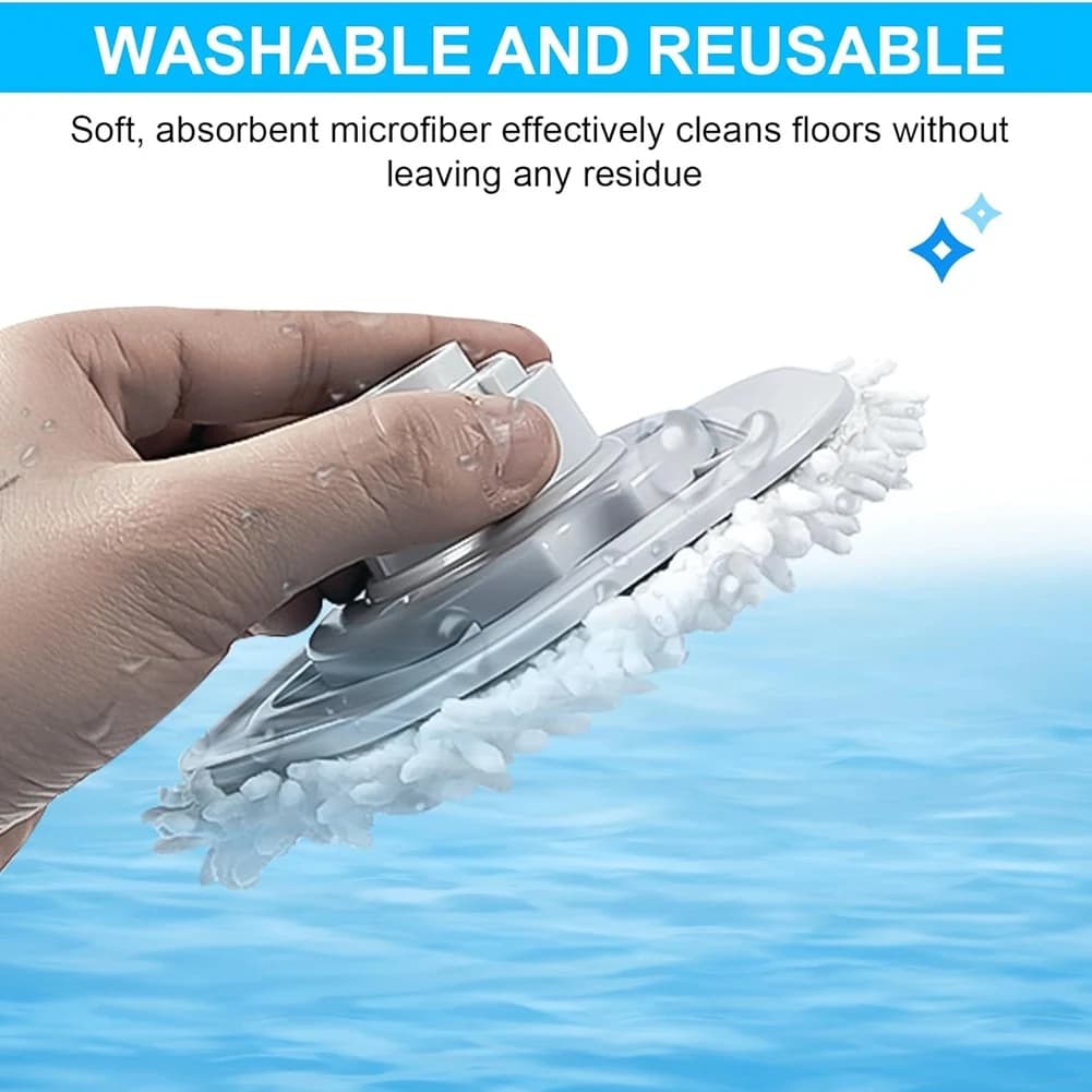 ~ Panno per scopa durevole con supporti, scopa per pulizia per parti di ricambio per Dreame W10, W10 Pro, W10 Ultra Cleaning Agent