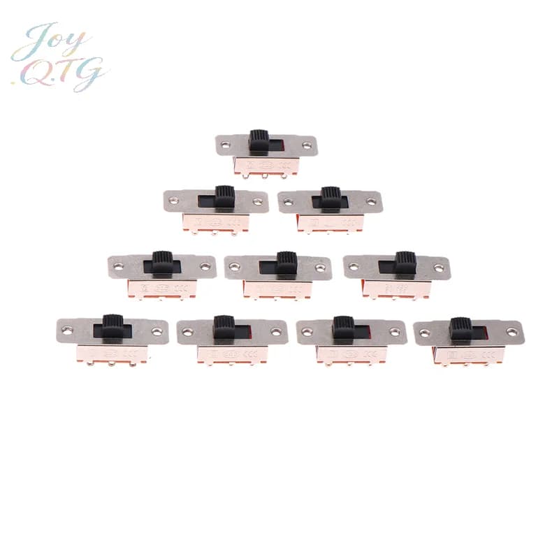 Offerta: 10 Pezzi Interruttore a Scorrimento 2 Posizioni 6P SS23F19 con Pin di Saldatura, Alta Corrente, per Auto, Frigoriferi, Aspirapolvere, Veicoli Elettrici