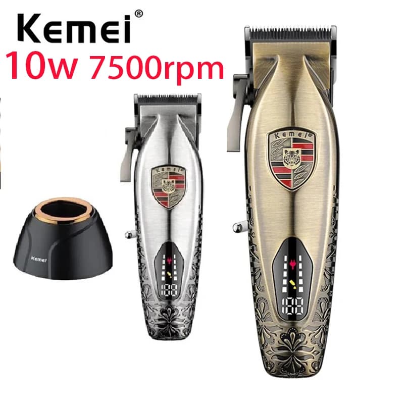 Kemei 2230 10W 7500RPM Professional Wireless Charging Haircut for Men
