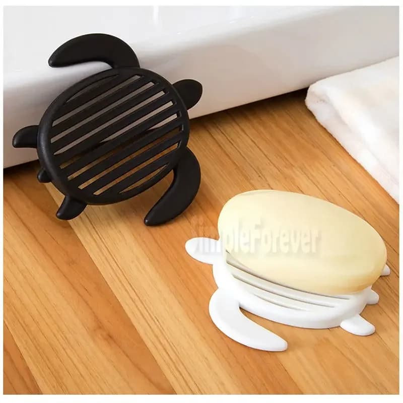 NUOVO portasapone tartaruga bagno WC doccia lavanderia portasapone spugna spazzola metallica piscina vassoio scolapiatti accessori per il bagno