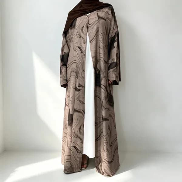 Abaya Print Dress Women Cardigan Robe Long Dresses Muslim Eid Ramadan Morocco Dubai Abayas Kaftan Islam Vestidos Jalabiya
