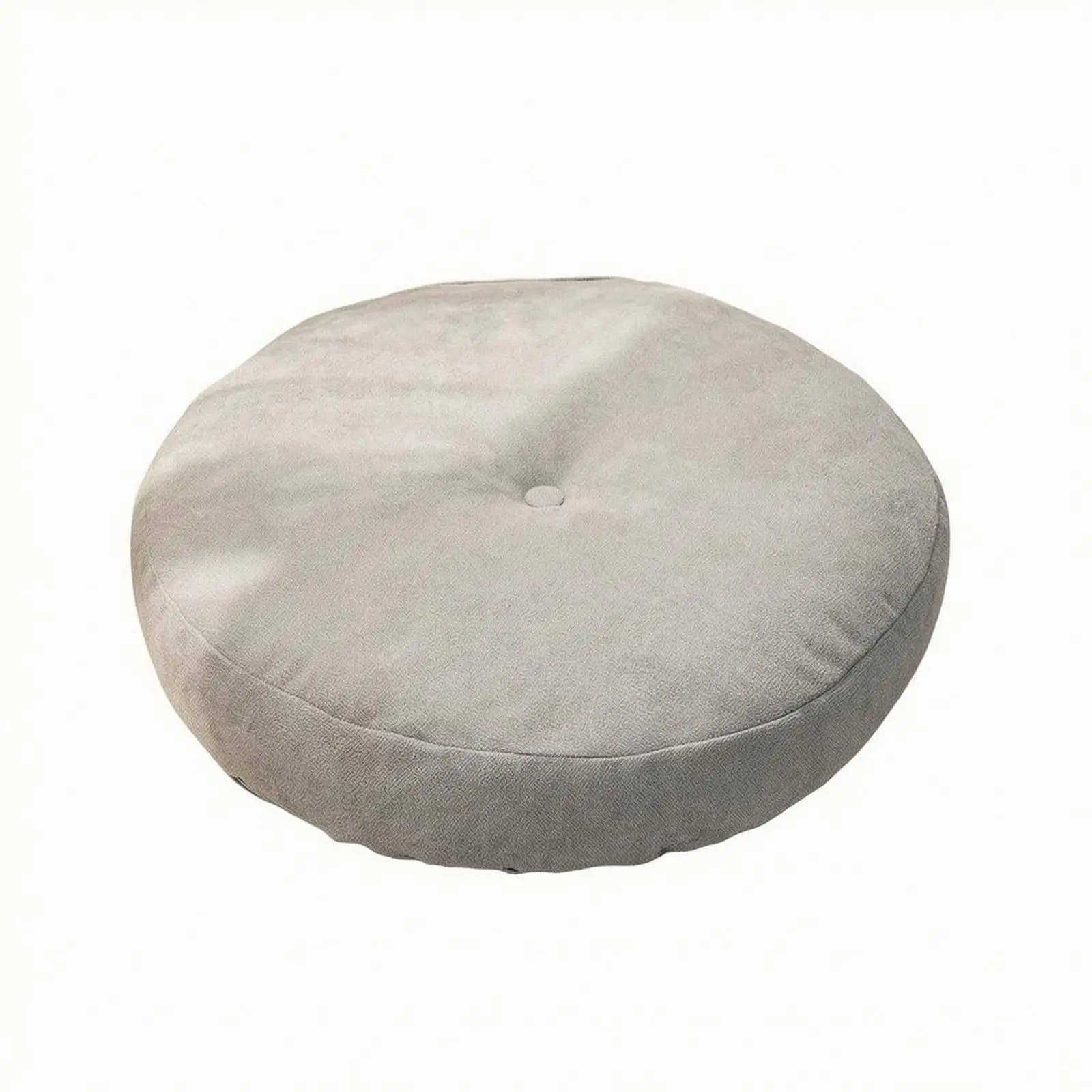 Round Upholstered Seat Cushion Versatile Thick Padded Seat Cushion with Removable Cover Breathable Meditation Mat for Dining