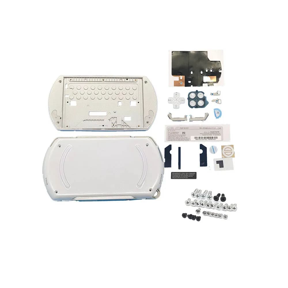 ZUIDID Set completo Custodia Shell pulsanti adesivi per PSP go console di gioco custodia per riparazione accessori di ricambio per giochi
