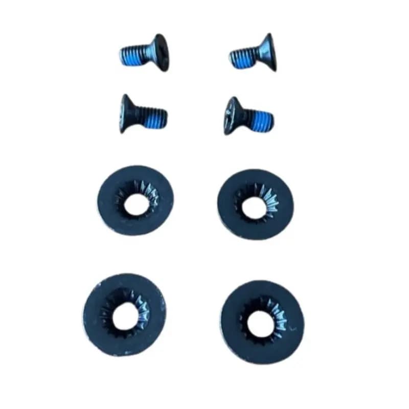 Viti e rondelle per fissaggio snowboard M6x13mm, compatibili con la piastra di base delle marche di snowboard, kit di ricambio, nero, assortiti
