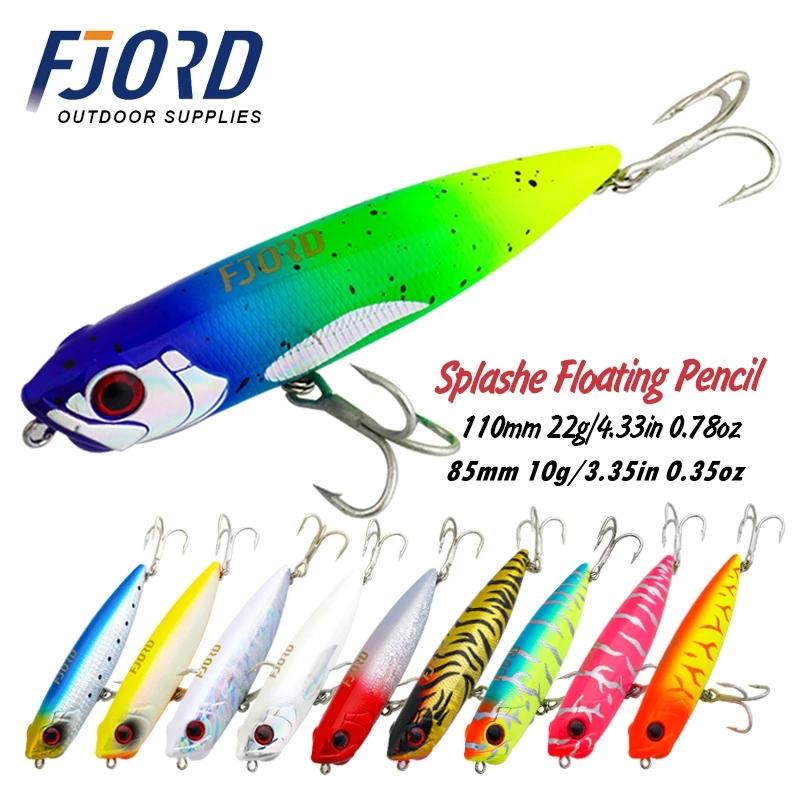 FJORD Matita Floating 110mm 22g 85mm 10g Wobbler Topwater Walking Dog Water bait Salad Stickbait Luccio Bass Fishing Recommend