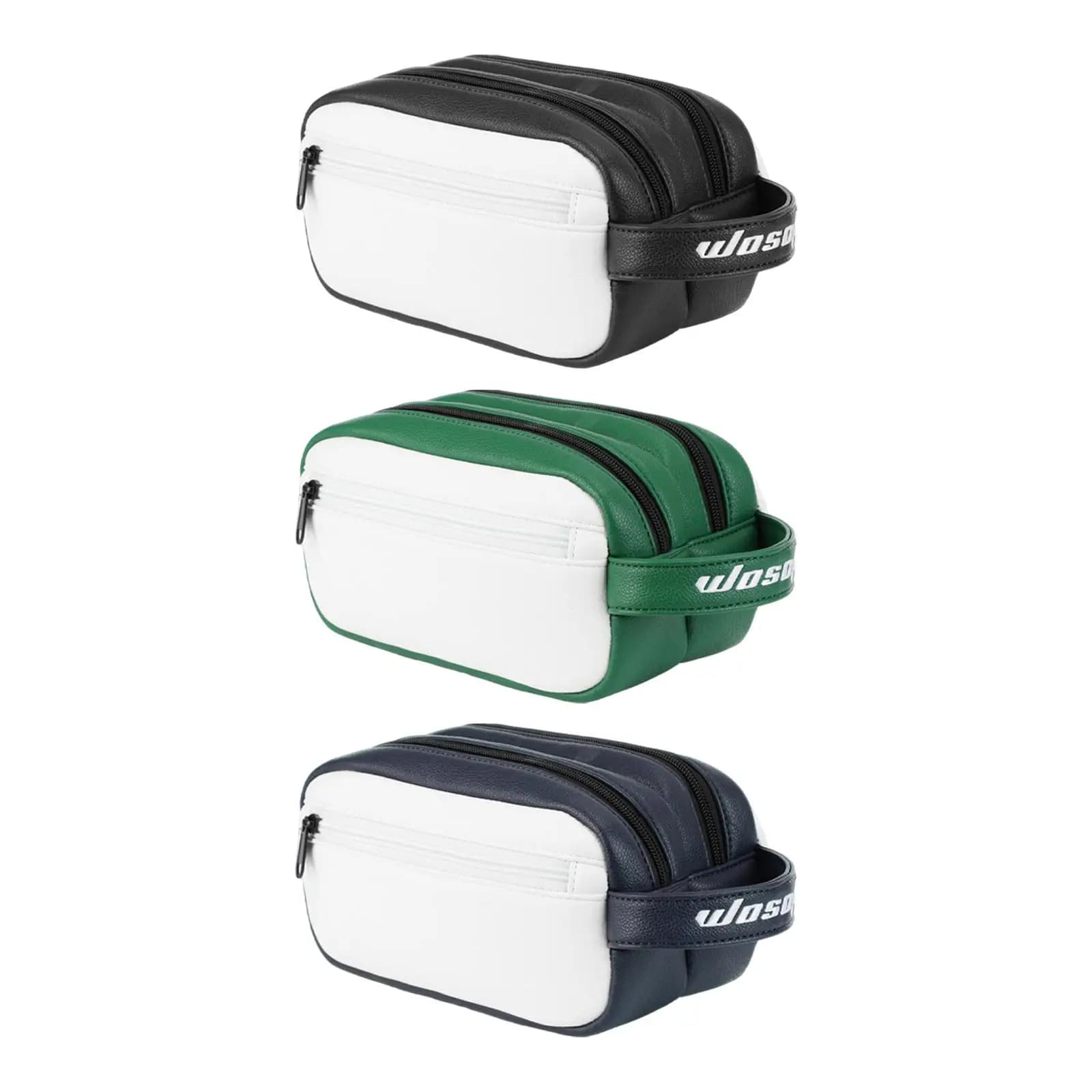 Borsa da golf portatile con tracolla e organizer per accessori, ideale per la pratica e gli sport all'aperto