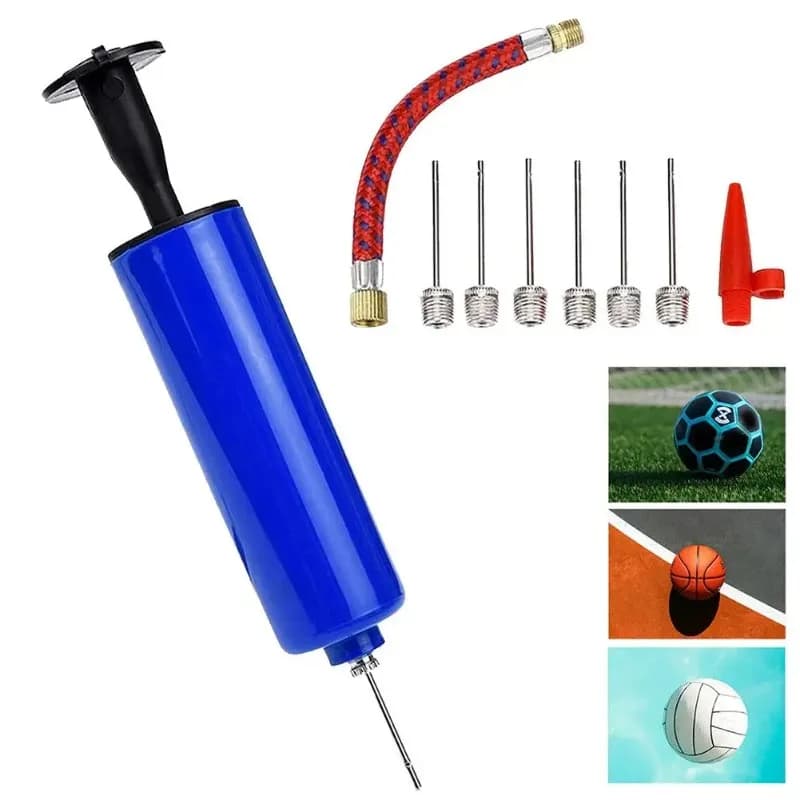 Flexible Hose Ball Pump Hand Pump Inflatable Basketball Pump Soccer Inflatable with Pump Volleyball Pipe Push Air