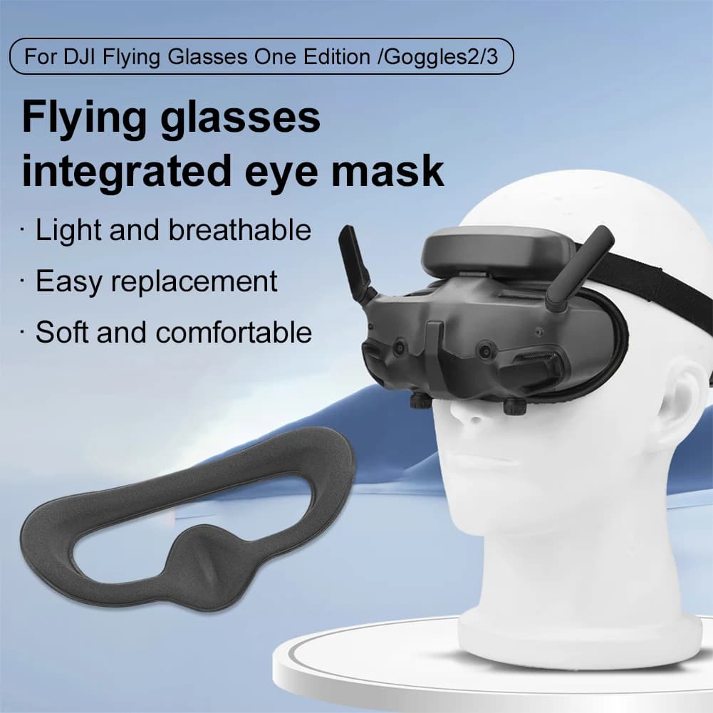 Sponge Foam Face Cushion Cover Soft Eye Mask Cover Protective Cover for AVATA 2 Goggles 2/3 Accessories