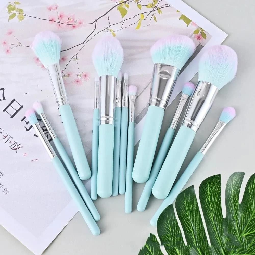 Set of 12 Professional Makeup Brushes, Morbid Brushes for Umbrella and Corrector, Cosmetic Brush Set for Students