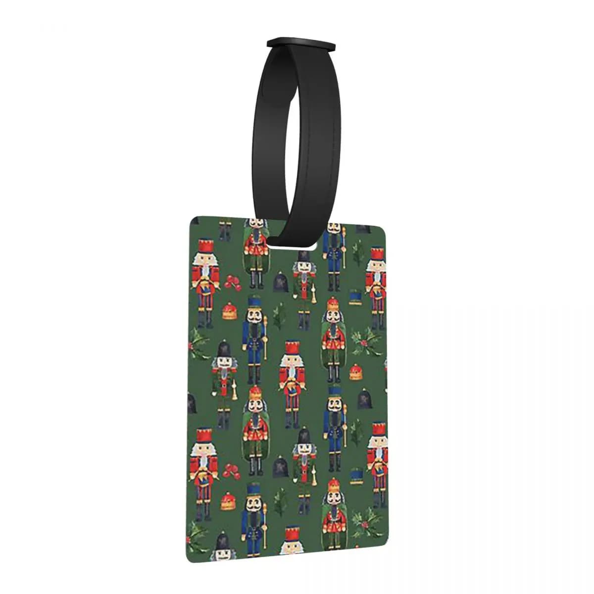 Etichette per Bagagli a Tema Schiaccianoci, Accessori per Valigie, Targhette da Viaggio con Porta Nome e Indirizzo