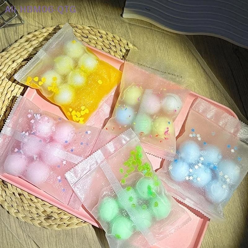 New Candy Crispy Wax Handmade Squeeze Toy Crunch Sound Fidget Squeeze Bag Soft Stress Relief Play Toy For Kids Adults Relax Gift