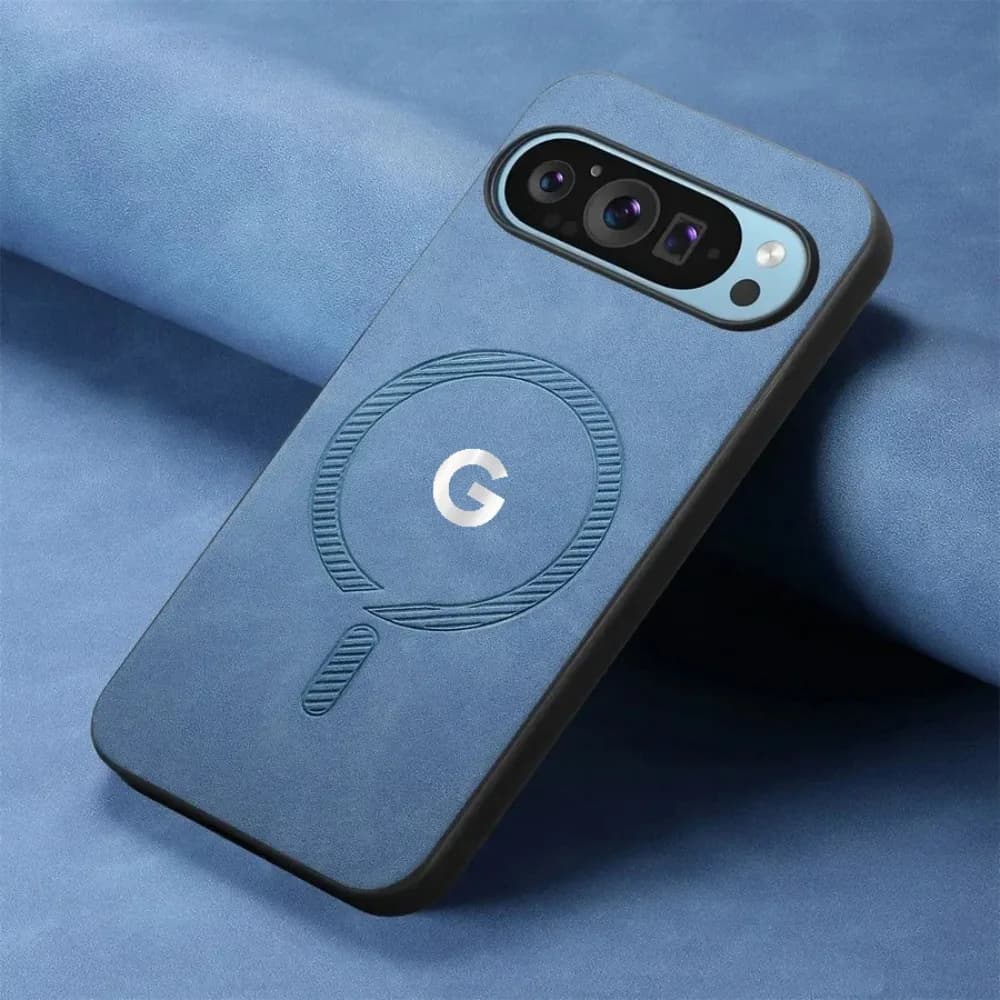 Custodia sottile in pelle alla moda per Google Pixel 10 9 Pro XL 8 7 A Pro Custodia protettiva anti-goccia con carica magnetica