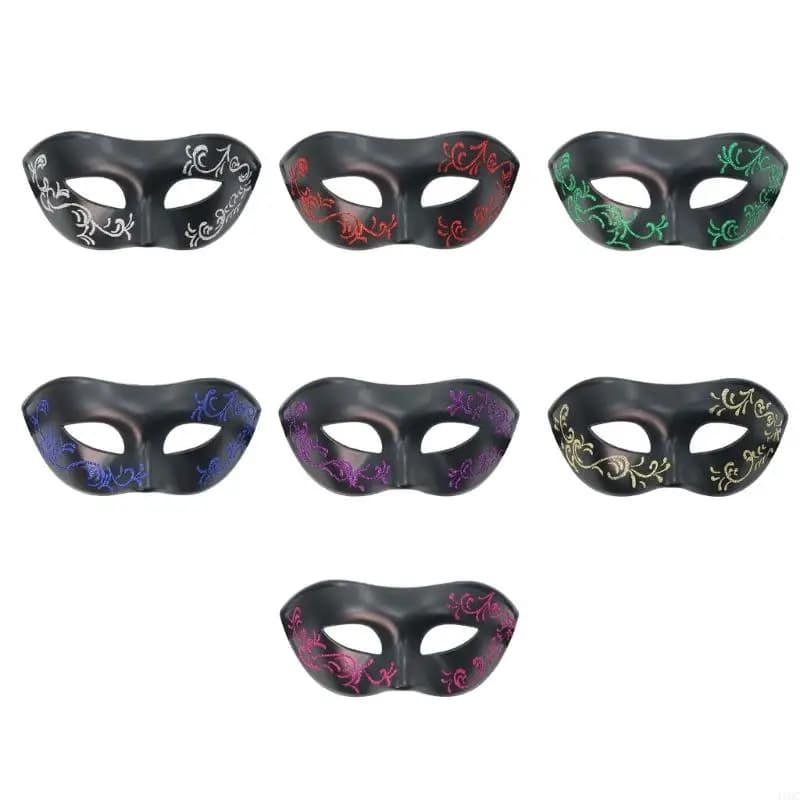 2025 New Decorative Carnivals Half Mask Paint Detail Lightweight Ergonomic Suitable For Dances Photo Props