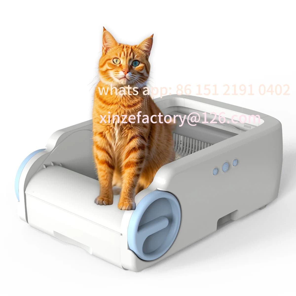 Lettiera per gatti intelligente Elecpet personalizzabile Pulizia automatica per gatti e accessori Toilette Lettiera per animali domestici Scatola automatica per gatti