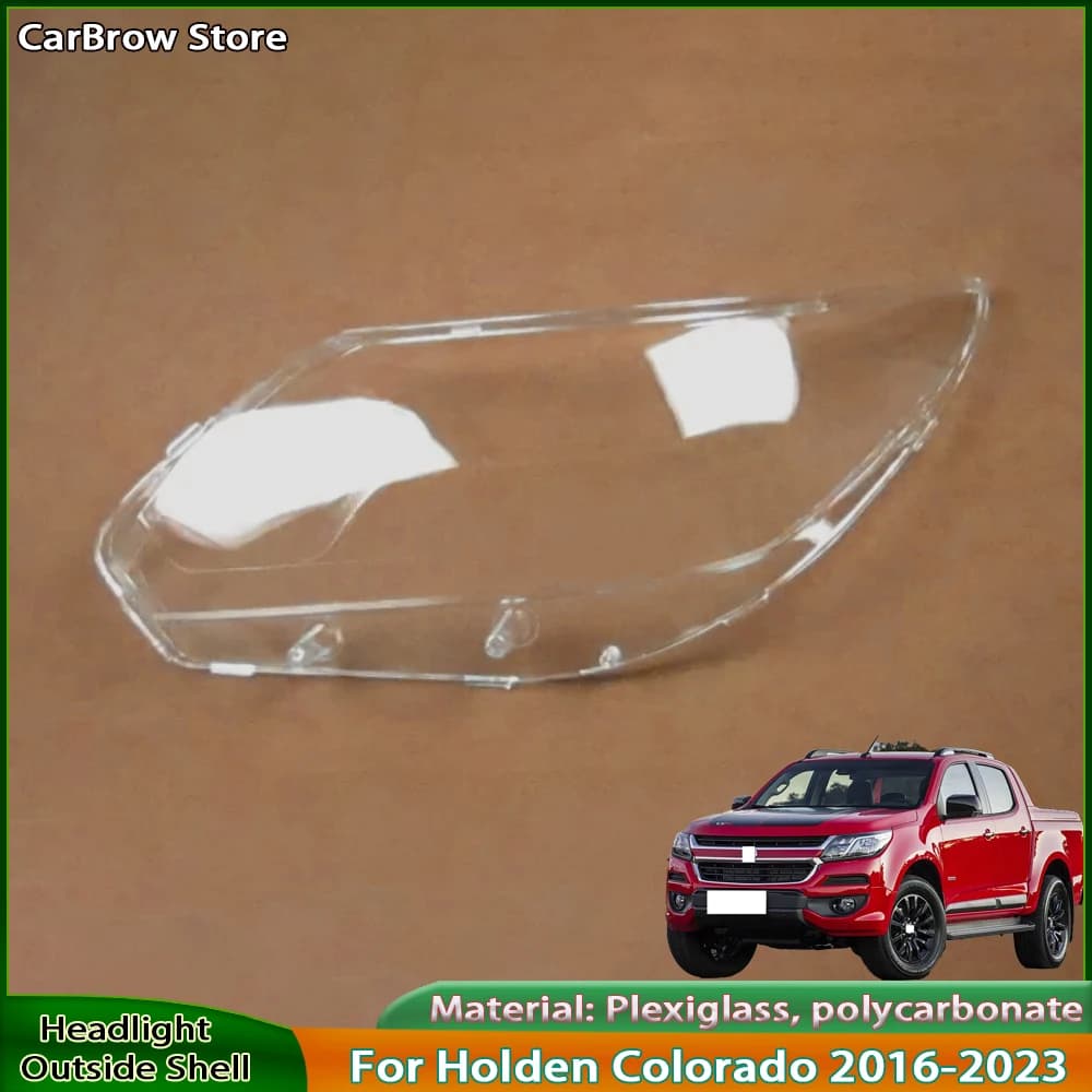 Copertura del guscio della protezione dell'obiettivo della lampadina del faro per Holden Colorado 2016-2023 Alloggiamento del gruppo faro automobilistico