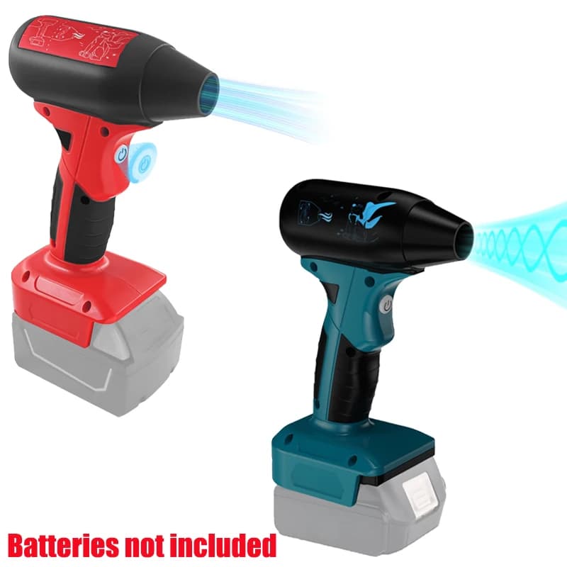 Ventilatore Turbo Portatile ad Alta Potenza Compatibile con Batterie al Litio 18V Makita/Milwaukee per Campeggio all'Aperto