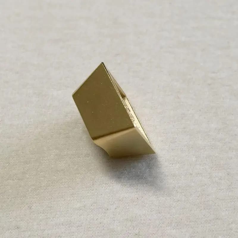 Y1UB zinc alloy cover with matt gold finish for mechanical keyboard customization