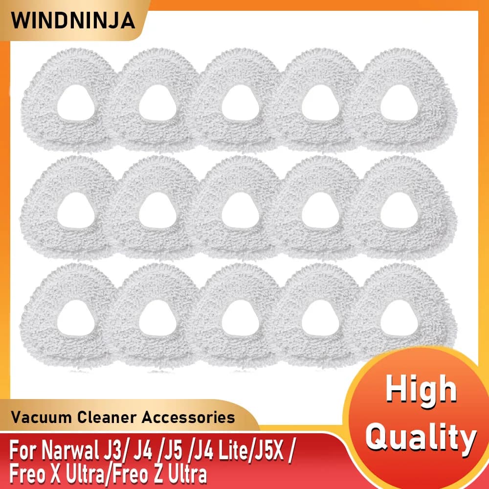 Mop Cloths Part For Narwal J3/ J4 /J5 /J4 Lite/J5X /Freo X Ultra/Freo Z Ultra Vacuum Cleaner Sweeping Robot Mop Pad Accessories