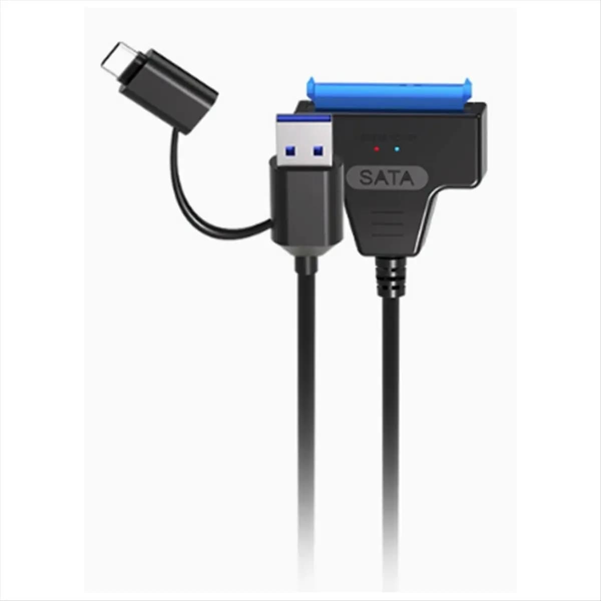 ABGZ USB SATA 3Cable Sata to USB 3.0 Adapter UP to 6 Gbps Support 2.5Inch External SSD HDD Hard Drive 22 Pin Sata III A25 2.0