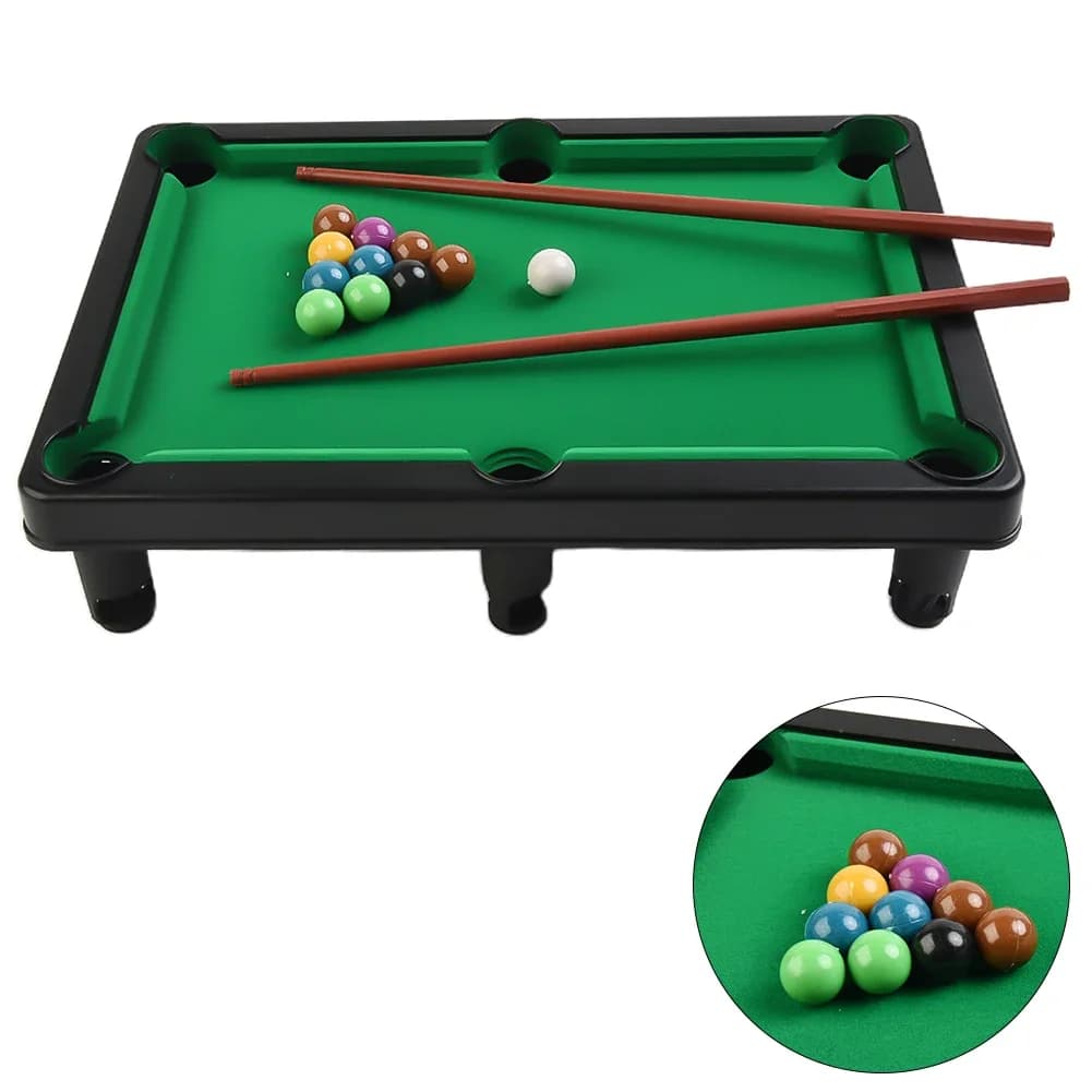 Set da gioco per biliardo, tavolo da gioco, treppiede per palla bianca, per bambini e adulti, portatile, interattivo, antistress, divertimento per tutta la famiglia