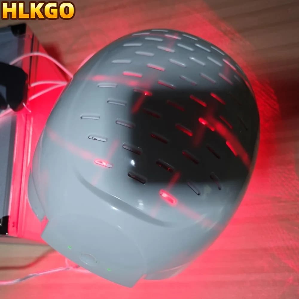 Hat for Red Light Therapy for Hair Growth, 6750mW 300 Diodes, Anti-Caduta LLLT Device for Rapid Regrowth
