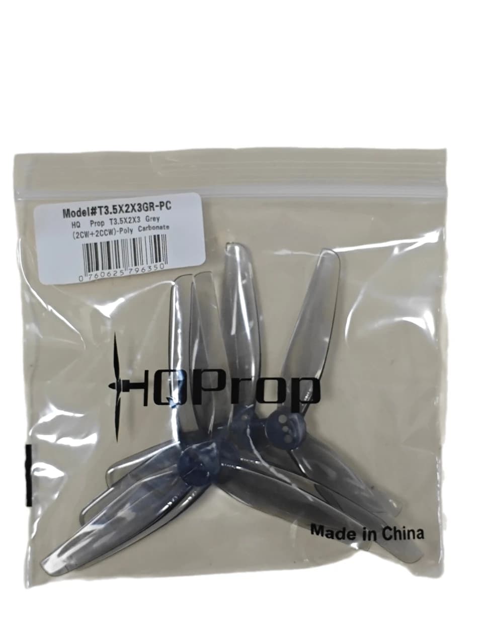 Hqprop T3.5x2x3 3520 Elica a 3 pale in PC da 1,5 mm per Droni FPV Freestyle Cinewhoop da 3,5 pollici Protek35