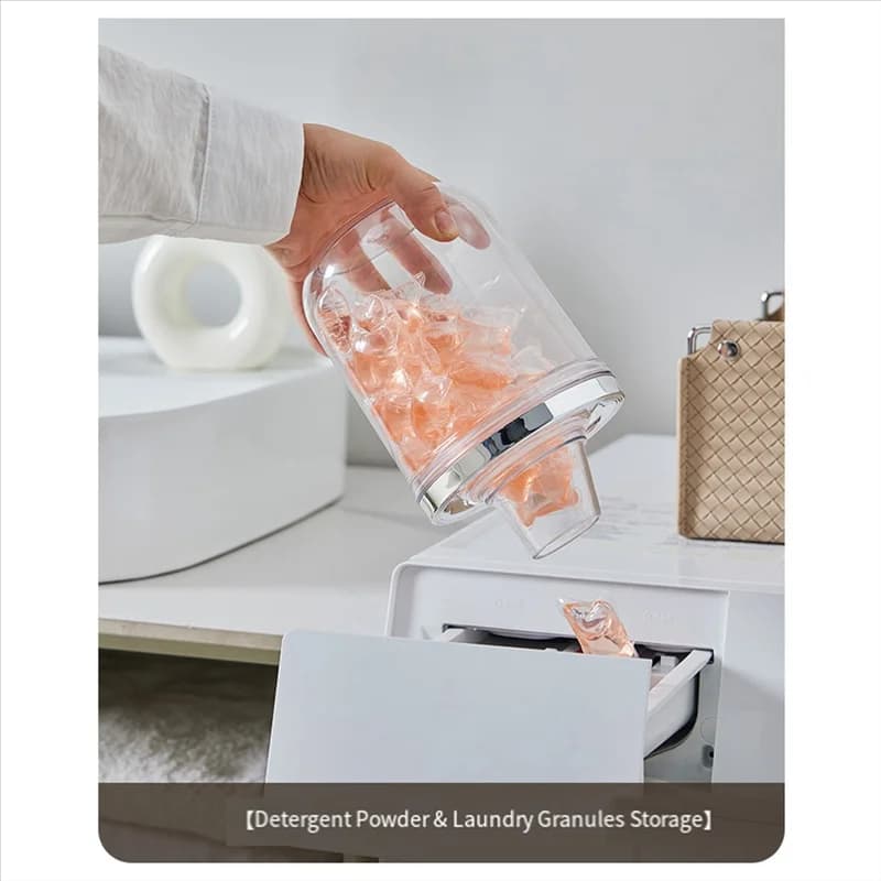 CQMF-Kitchen Storage Jars Household Food Grade Insect And Moisture-Proof Sealed Jars With Lids Large Capacity Rice Buckets