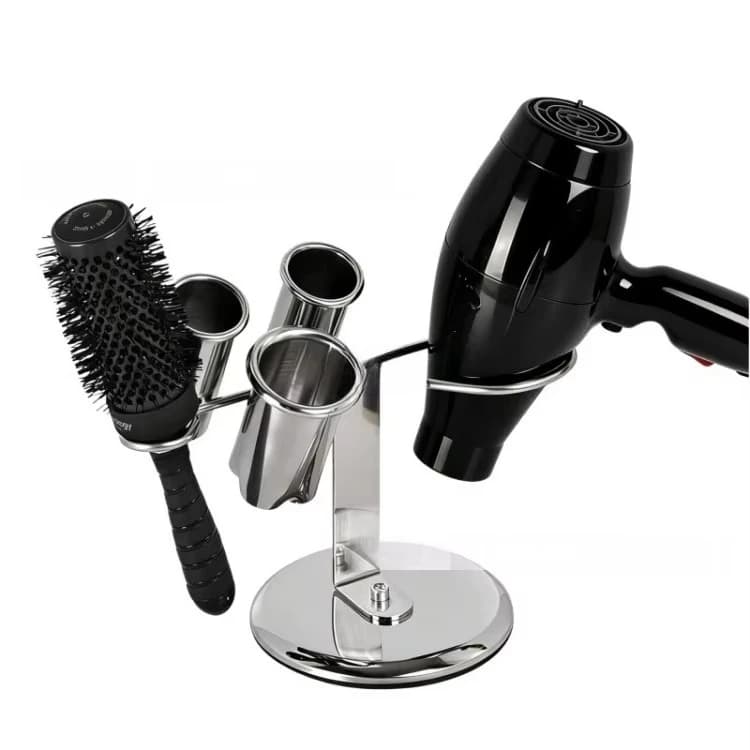 Supporto per Asciugacapelli Aggiornato per Conservare 4 Accessori, Stand per Piastra Lisciante