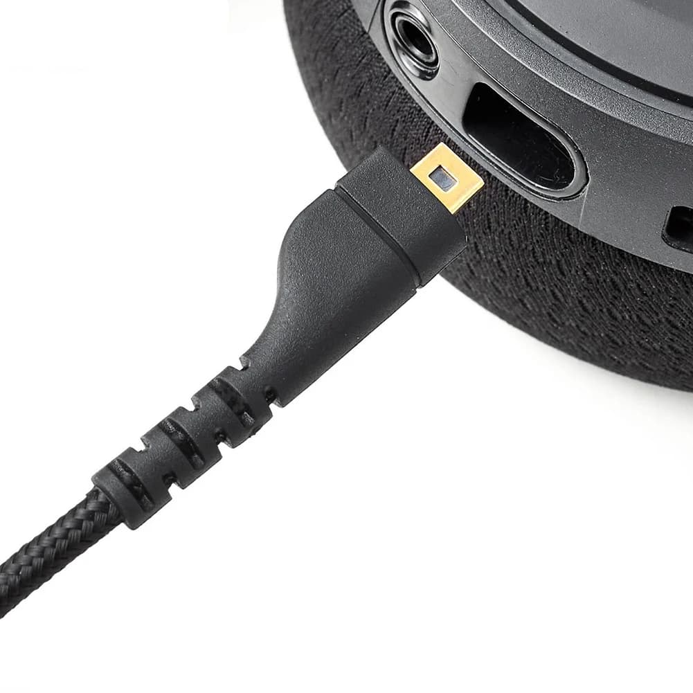 Replacement stereo audio extension cable T23C for wireless gaming headphones Steelseries Arctis 3 5 7 Pro